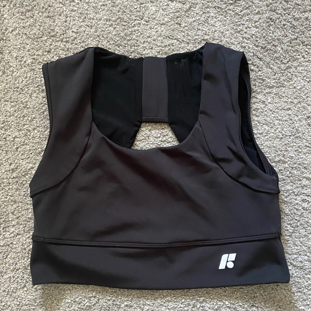 Forme Power Bra in obsidian